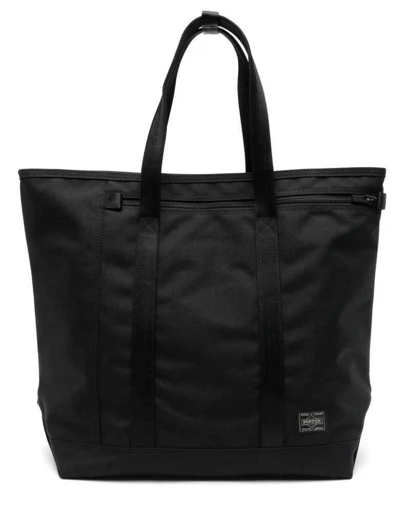 PORTER-YOSHIDA & CO Tote Bag aus Canvas - Schwarz Schwarz