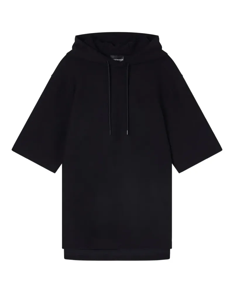 Emporio Armani short-sleeve hoodie - Schwarz Schwarz