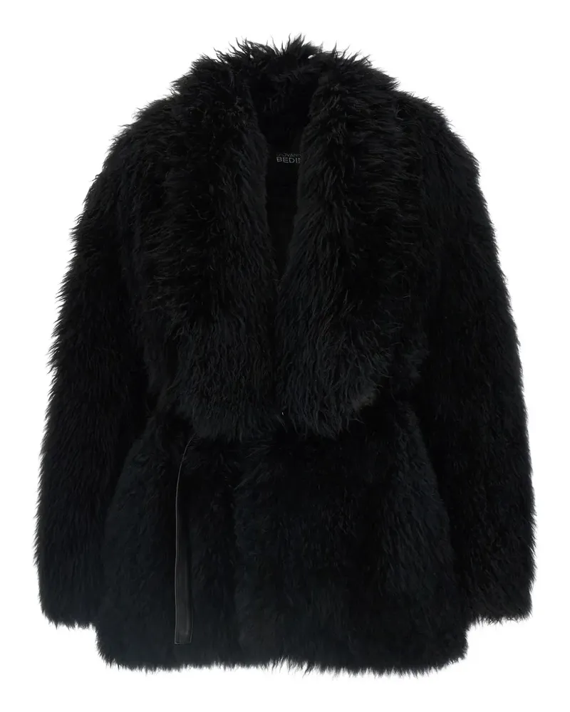 Giovanni Bedin belted coat - Schwarz Schwarz