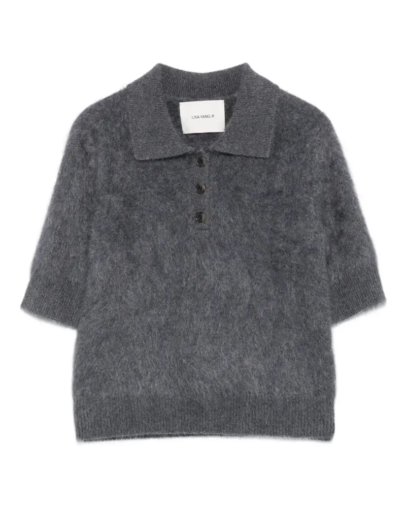 Lisa Yang Klassisches Poloshirt - Grau Grau