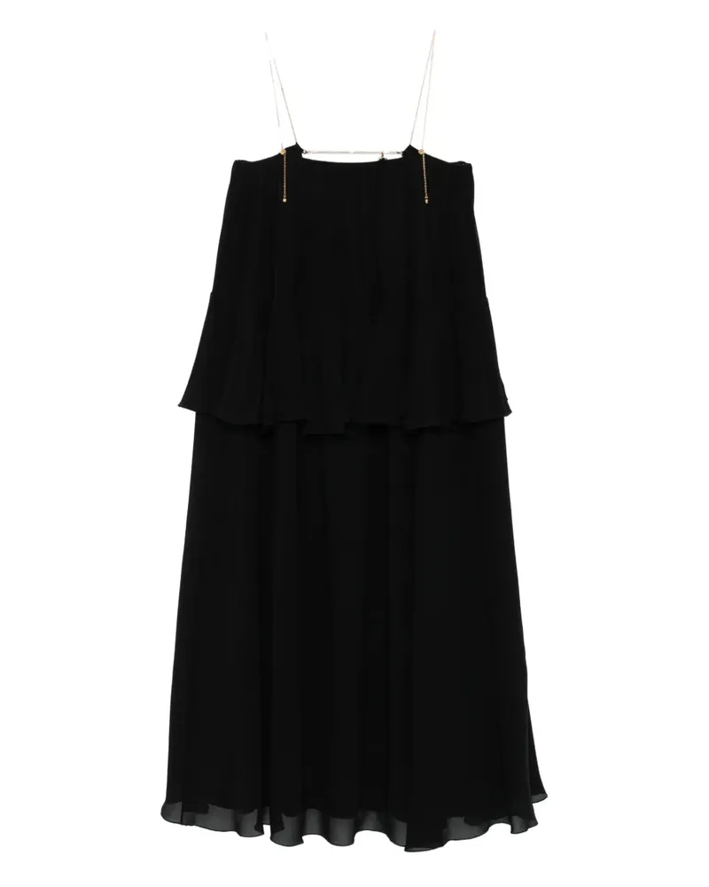 Chloé open-back maxi dress - Schwarz Schwarz
