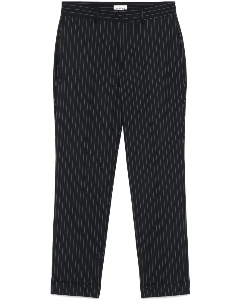 P.A.R.O.S.H. P.A.R.O H. Gestreifte Hose - Blau Blau