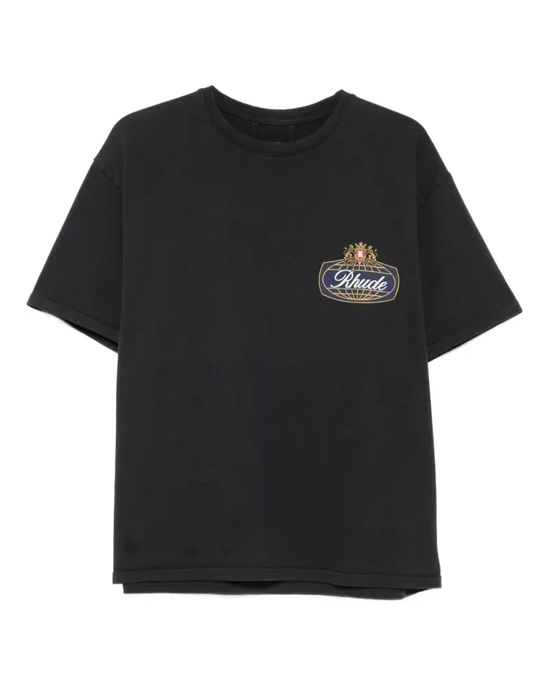 RHUDE Safari Crest short-sleeve T-shirt - Schwarz Schwarz