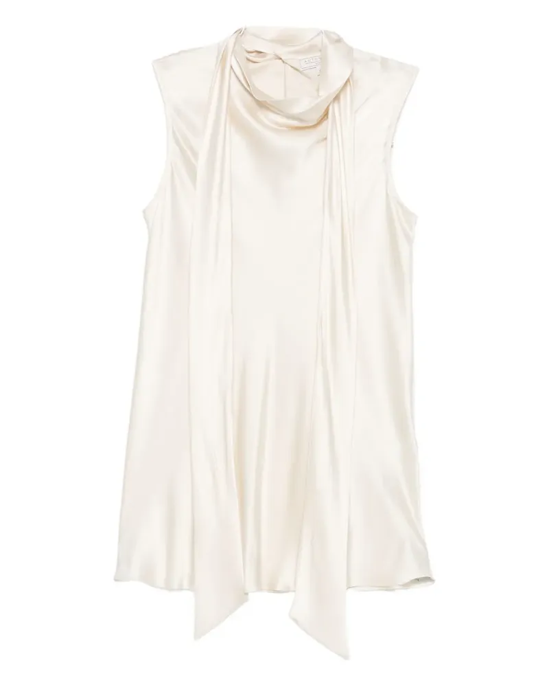 Antonelli Firenze tie-neck top - Nude Nude