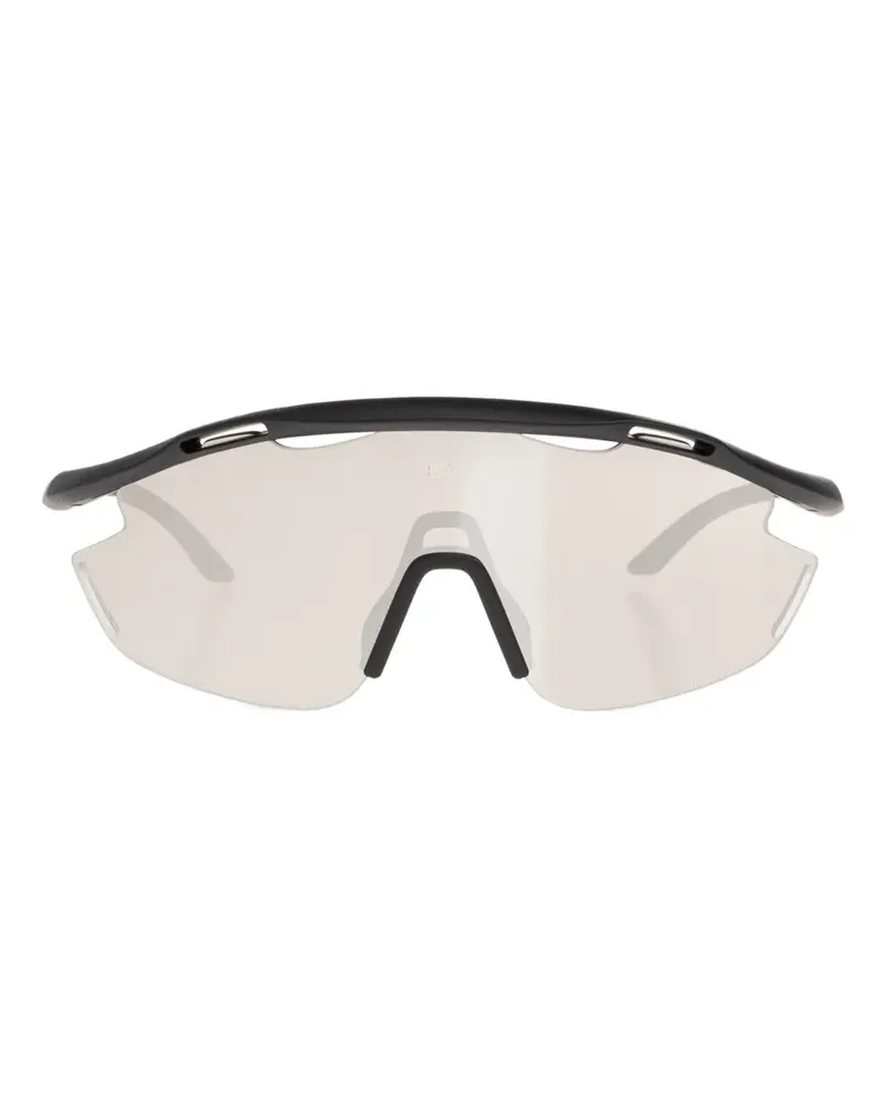 Oakley EA7 Emporio Armani Rycer Pro geometric-frame sunglasses - Schwarz Schwarz