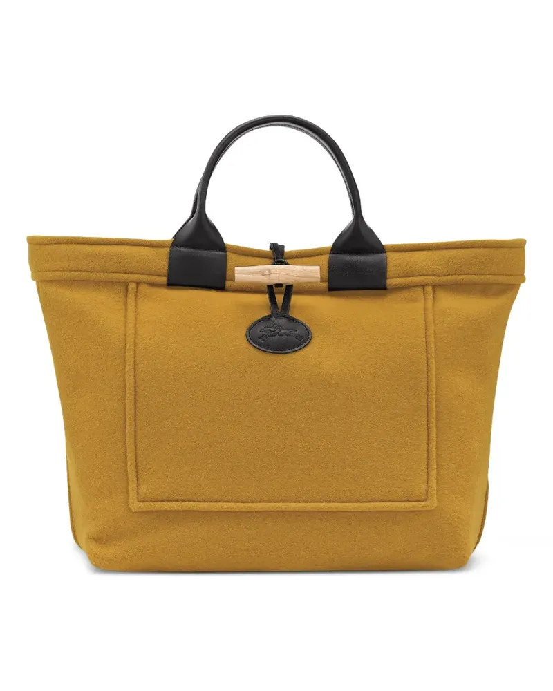 Longchamp Le Roseau L Tote Bag - Gelb Gelb