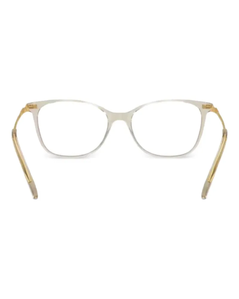 Swarovski Brille mit Cat-Eye-Gestell - Nude Nude