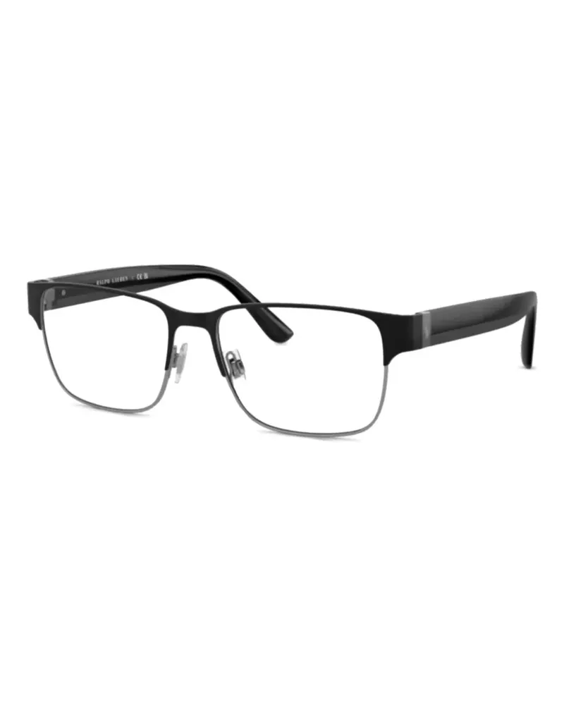 Ralph Lauren Brille mit eckigem Gestell - Schwarz Schwarz