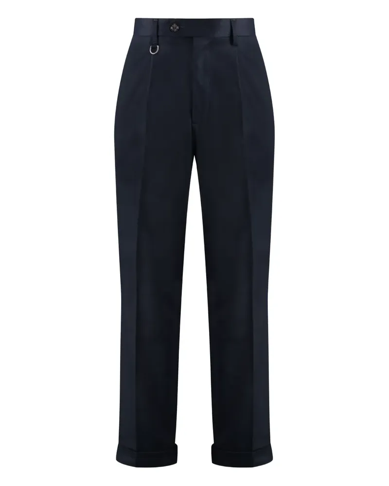 Paolo Pecora Milano Hose mit Abnähern - Blau Blau