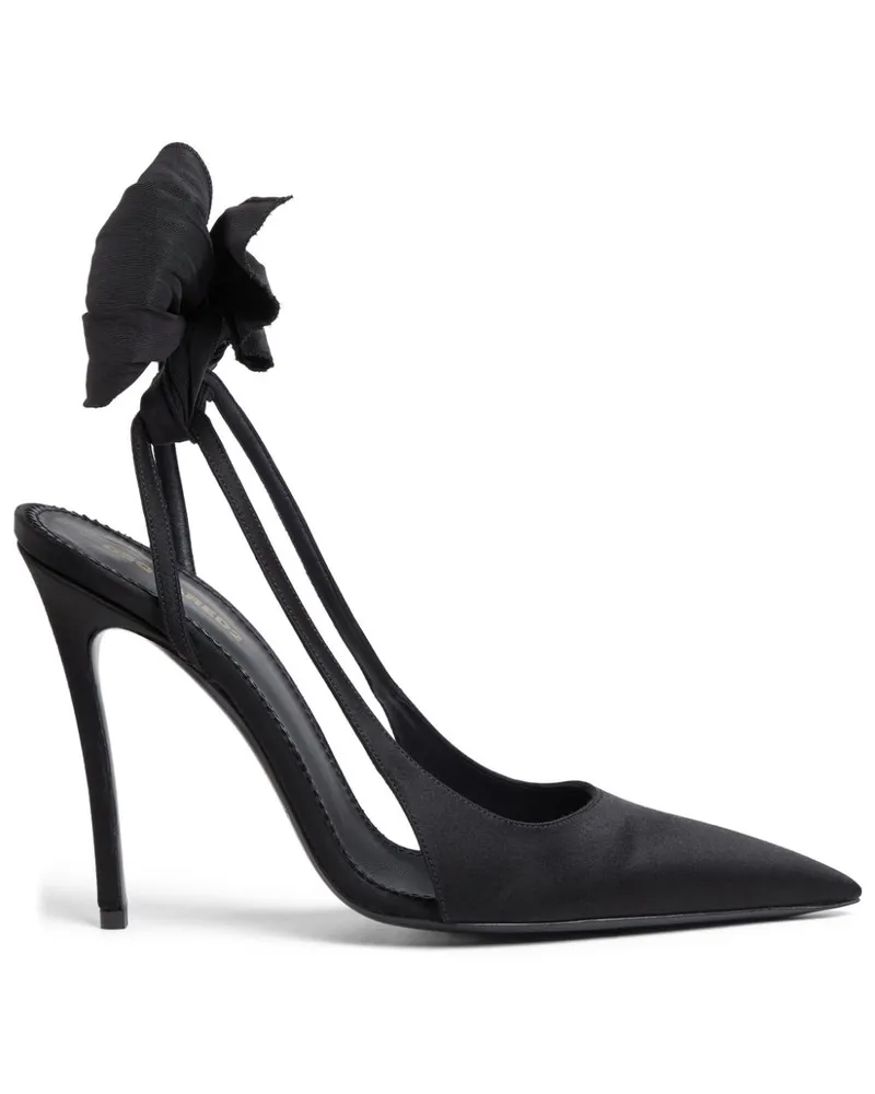 Dsquared2 Pumps mit Schleifenverzierung 110mm - Schwarz Schwarz