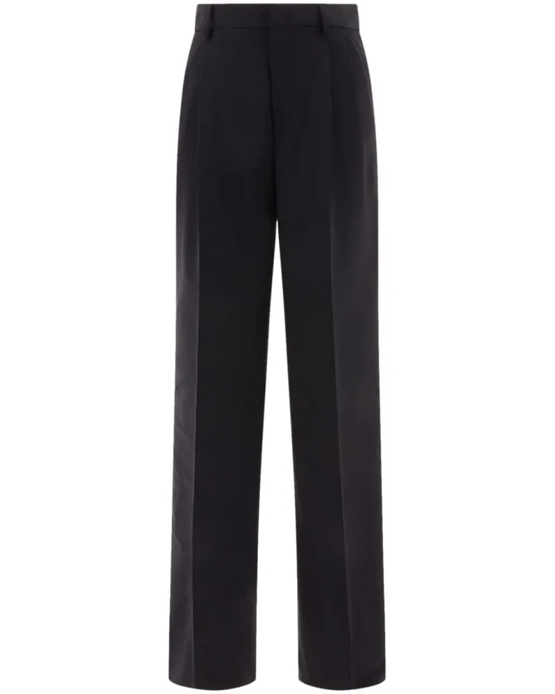 Tagliatore Straight-Leg-Hose mit Abnähern - Schwarz Schwarz