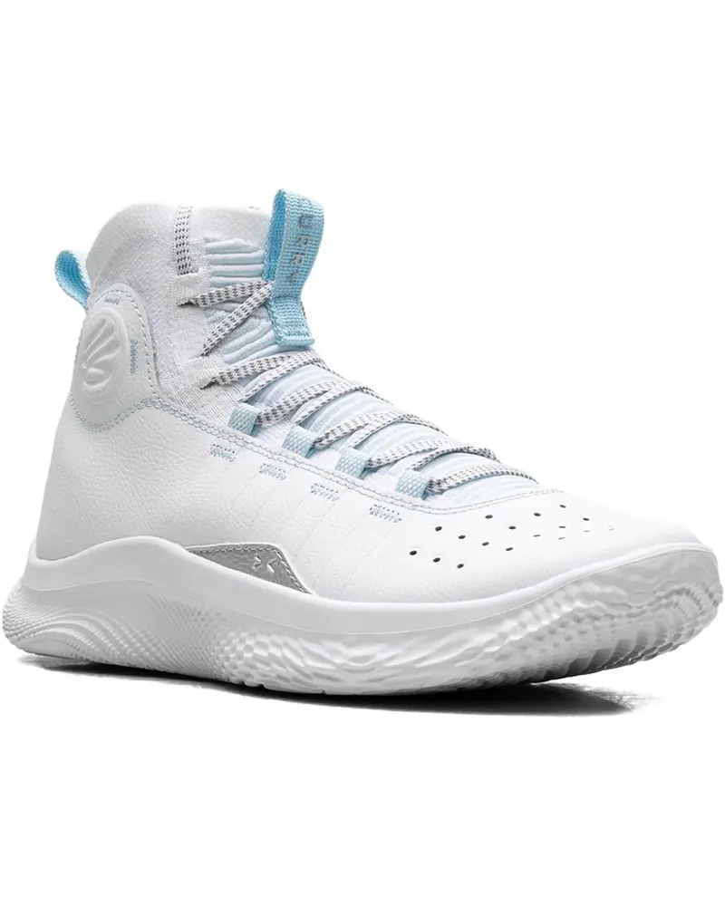 Under Armour Curry 4 FloTro "White Stream/Silver" Sneakers - Weiß Weiß