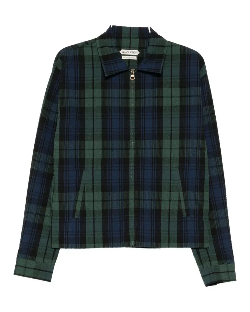J.W.Anderson front-zip blouson - Blau Blau