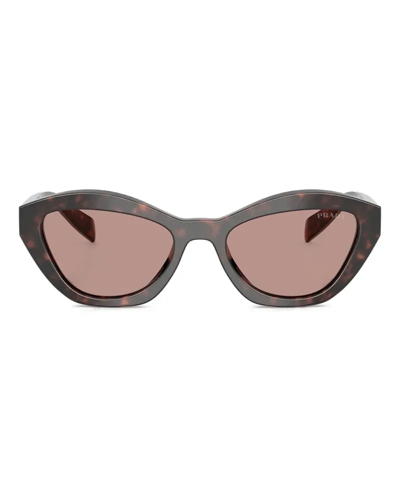 Prada Sonnenbrille mit Cat-Eye-Gestell - Braun Braun