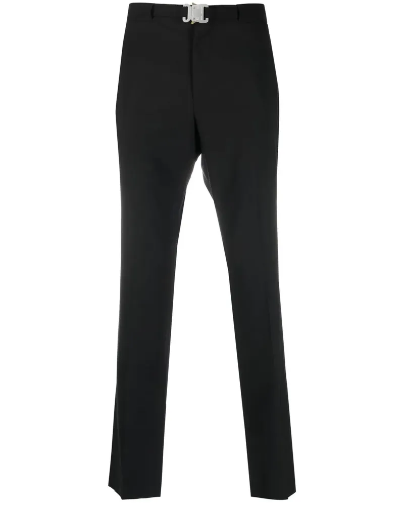 1017 ALYX 9SM Gerade Hose mit Sicherheitsschnalle - Schwarz Schwarz