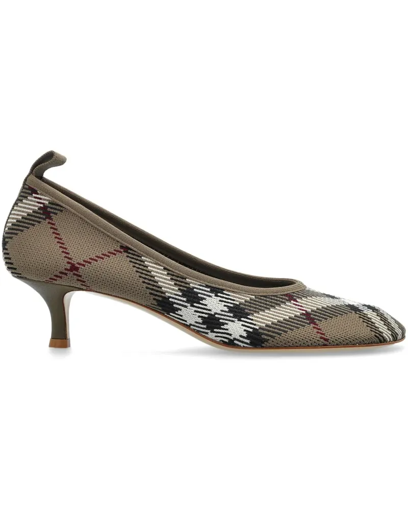 Burberry Pumps mit Karomuster 45mm - Nude Nude