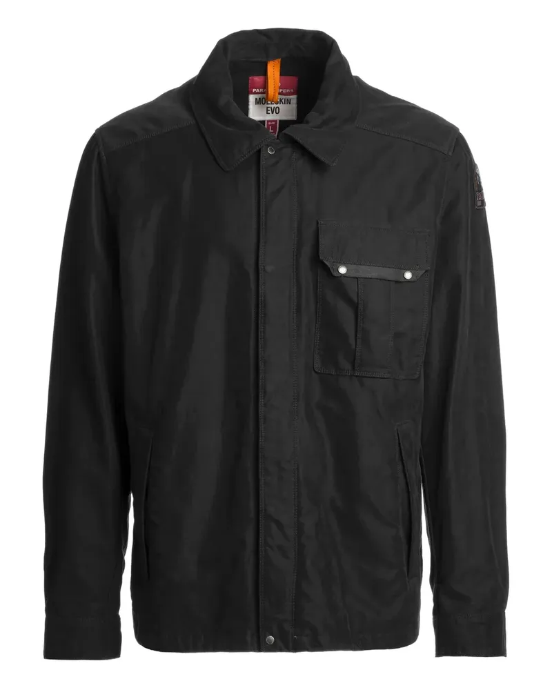 Parajumpers Miura Jacke mit aufgesetzter Tasche - Schwarz Schwarz