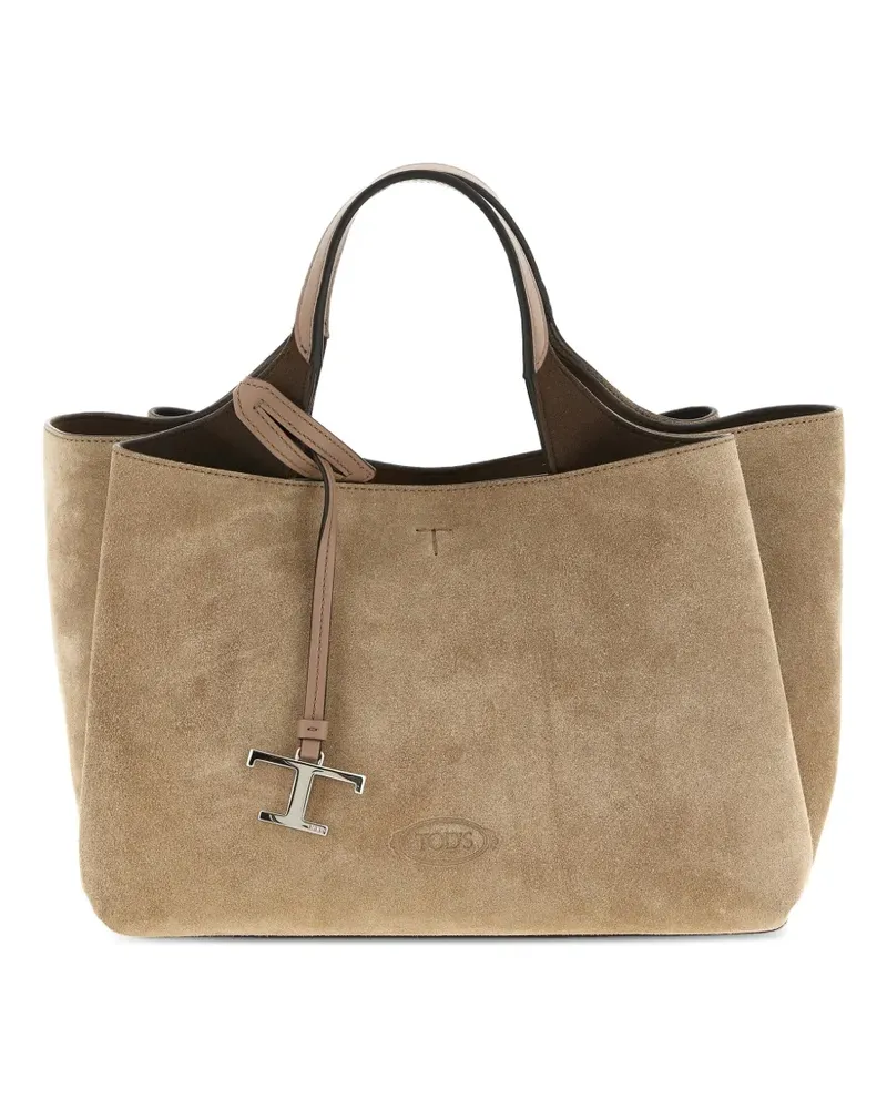 TOD'S Mini Shopper aus Wildleder - Braun Braun