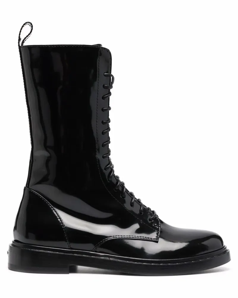 Le Silla Sama Schnürstiefel - Schwarz Schwarz