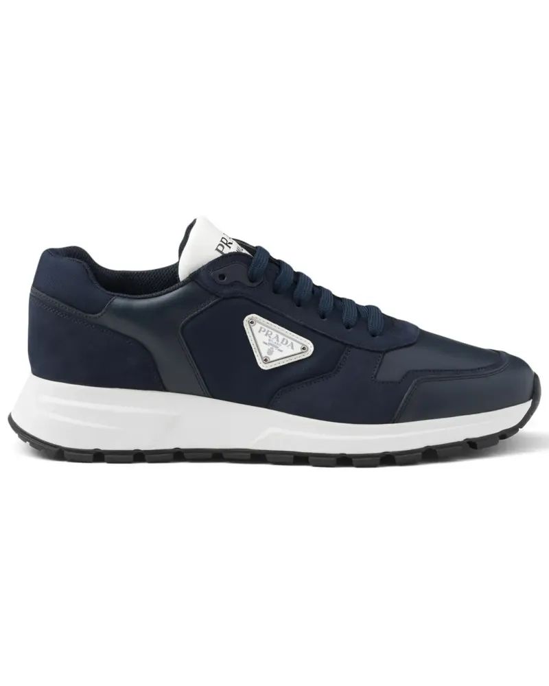 Prada Sneakers mit Triangel-Logo - Blau Blau