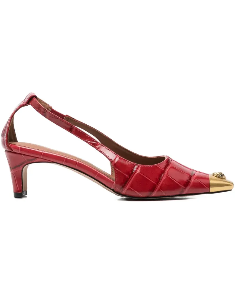 Kurt Geiger Pumps mit Kroko-Effekt 55mm - Rot Rot