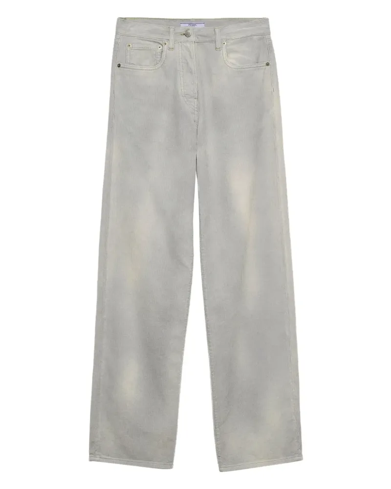 Prada Klassische Cord-Jeans - Blau Blau
