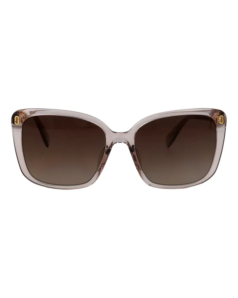 Marc Jacobs Sonnenbrille mit Logo - Nude Nude