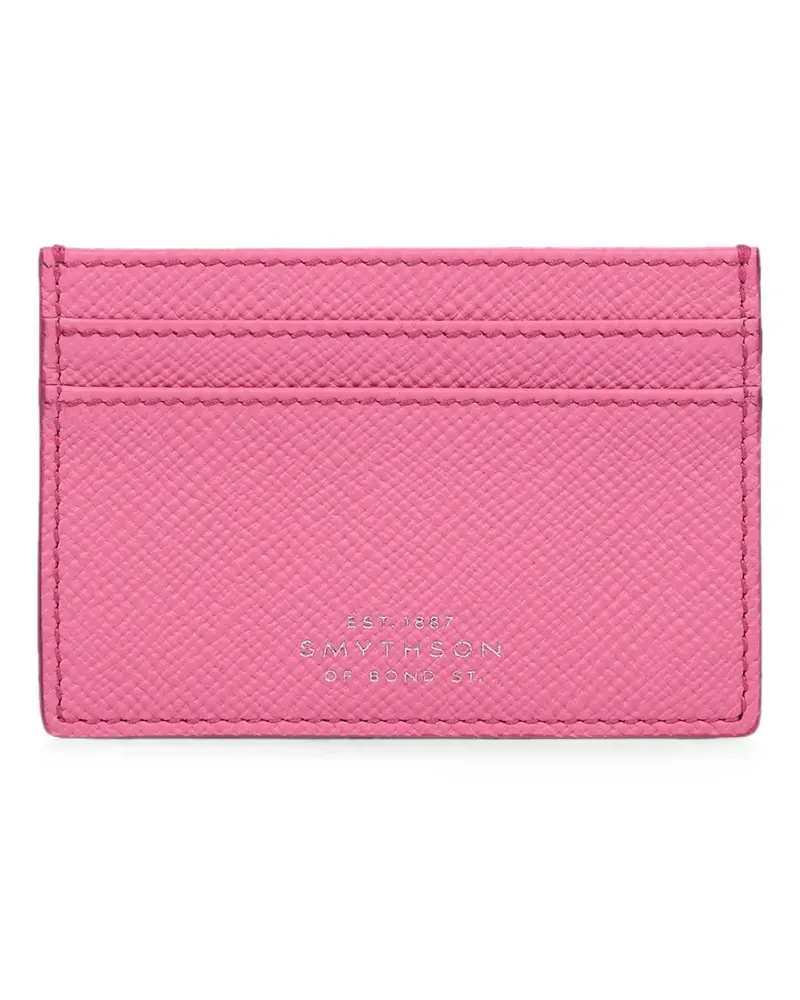 Smythson Kartenetui aus Leder - Rosa Rosa
