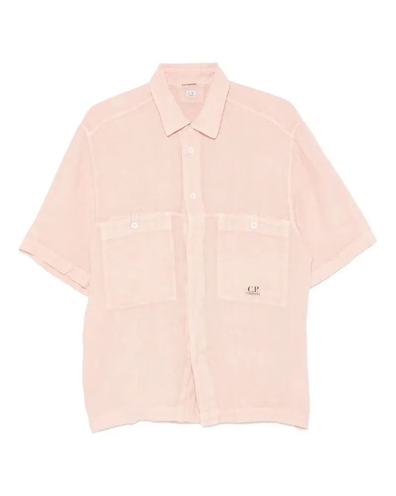 C.P. Company Hemd aus Leinen - Rosa Rosa
