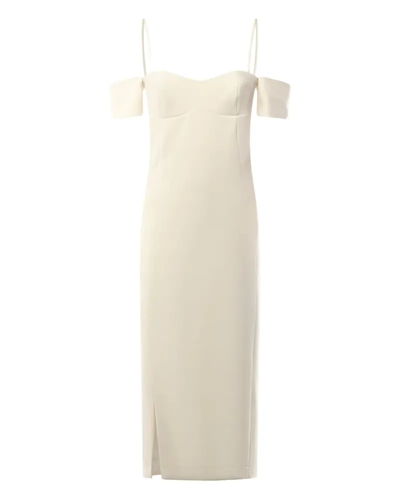 Pinko shoulder straps dress - Weiß Weiß