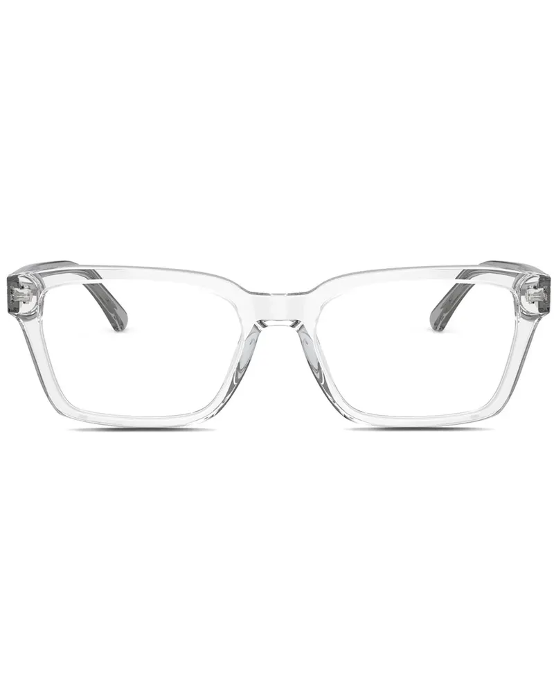 Emporio Armani Brille mit eckigem Gestell - Grau Grau