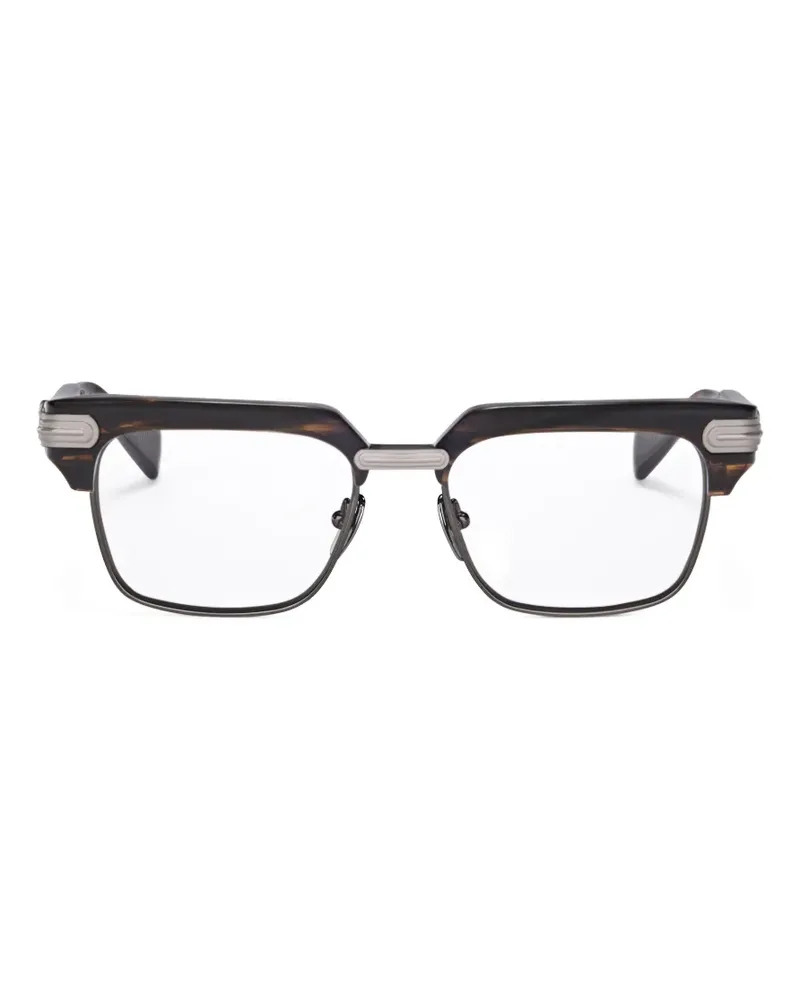 Balmain Hymn square-frame glasses - Braun Braun