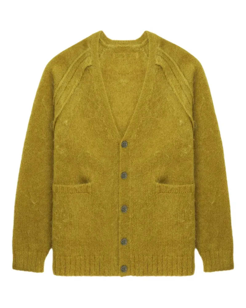 Undercover Cardigan mit aufgesetzter Tasche - Gelb Gelb