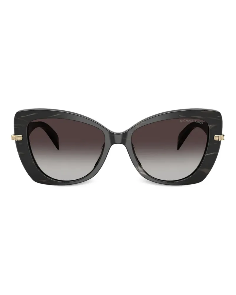 Michael Kors Sonnenbrille mit Cat-Eye-Gestell - Schwarz Schwarz