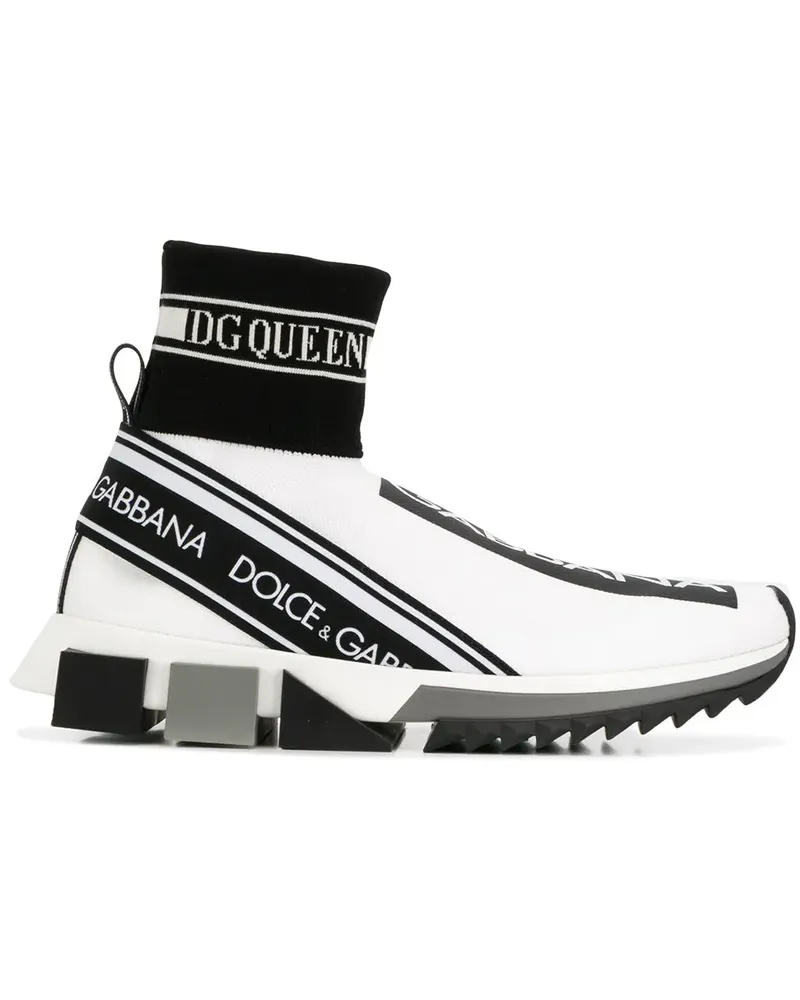 Dolce & Gabbana Sock-Sneakers - Weiß Weiß