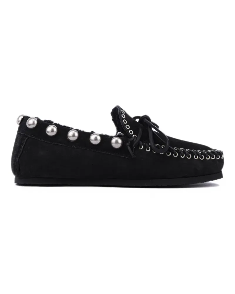 Isabel Marant Loafer mit Nieten - Schwarz Schwarz