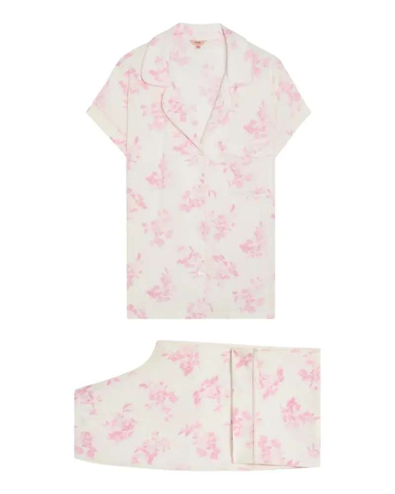 Eberjey Gisele Pyjama mit Blumen-Print - Nude Nude