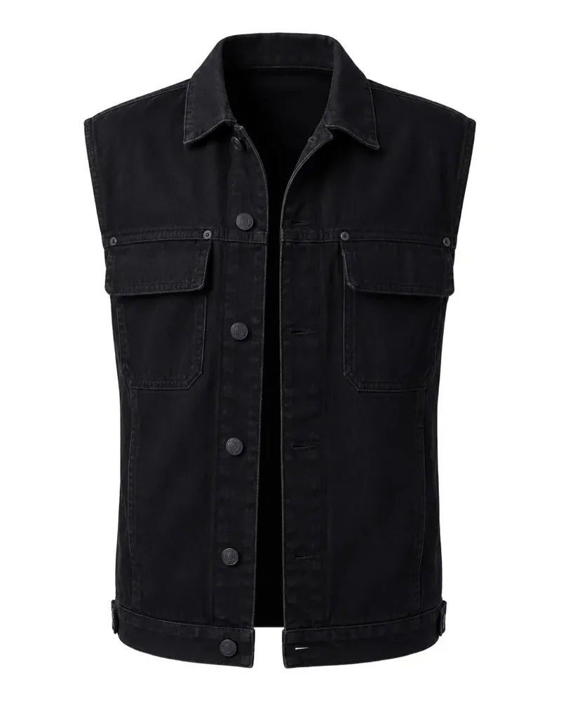 Dsquared2 Icon denim vest - Schwarz Schwarz
