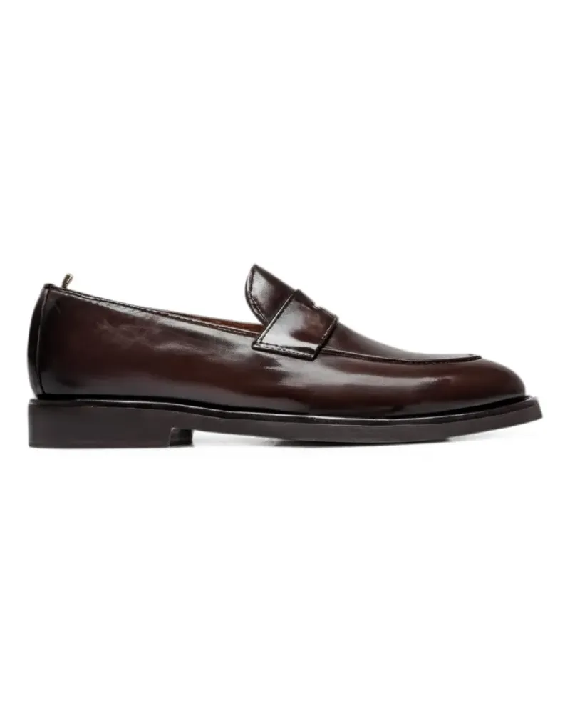 Officine Creative Italia Opera Flexi 101 leather loafers - Braun Braun