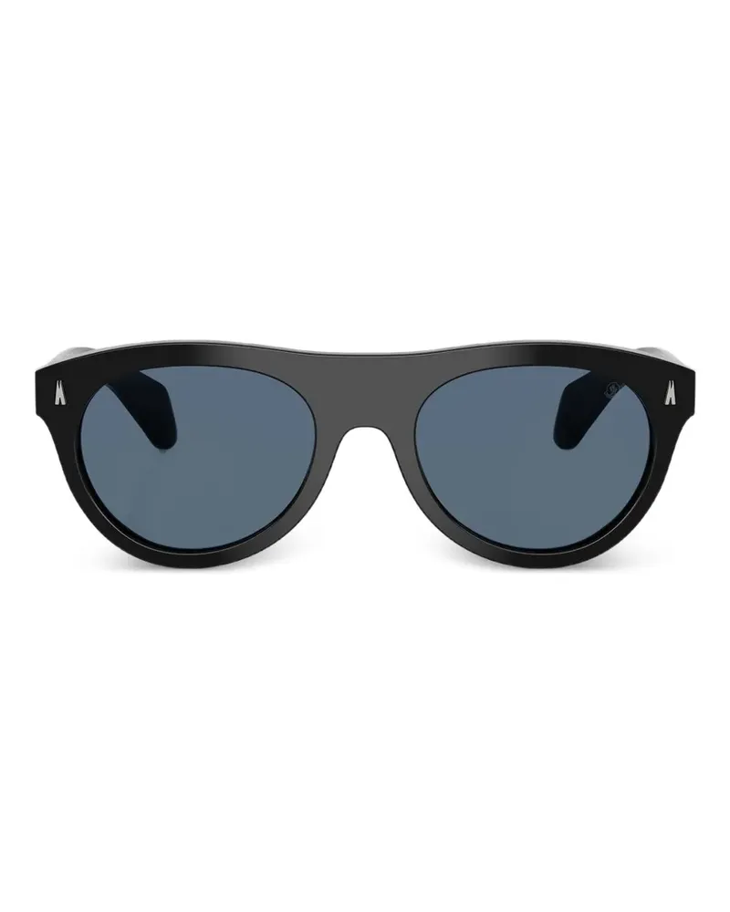 Moncler splash round-frame sunglasses - Schwarz Schwarz