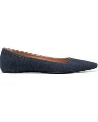 Totême The Denim Ballerinas Blau