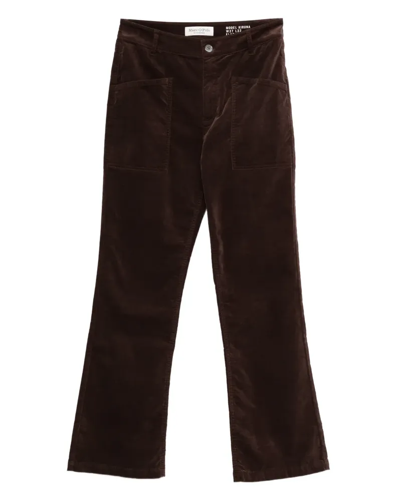 Marc O'Polo Kiruna flared trousers - Braun Braun
