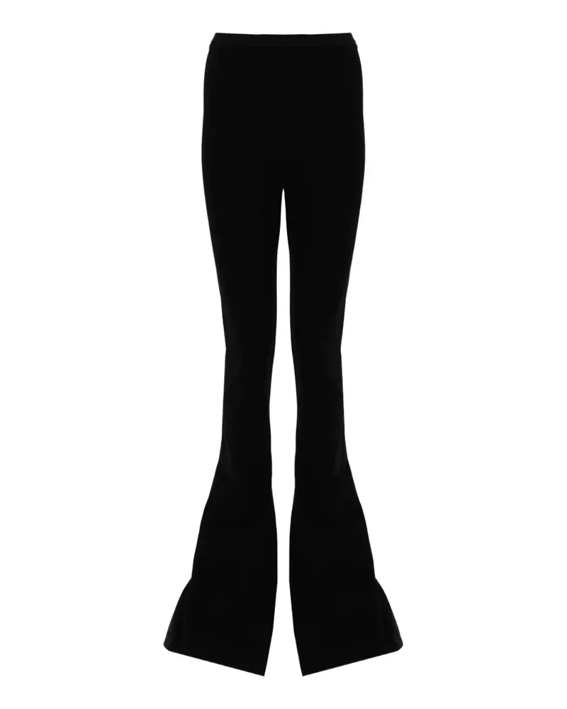 Rick Owens Lilies Carmen flared-hem trousers - Schwarz Schwarz