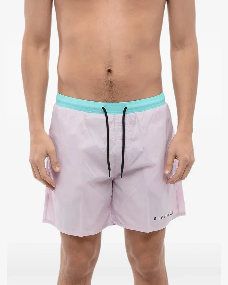 John Richmond Badeshorts mit Kordelzug - Rosa Rosa