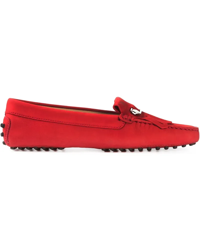 TOD'S Loafer mit Sicherheitsnadel - Rot Rot