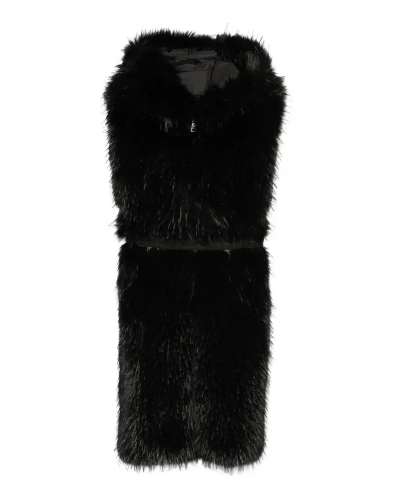 Moncler Gesteppte Weste - Schwarz Schwarz