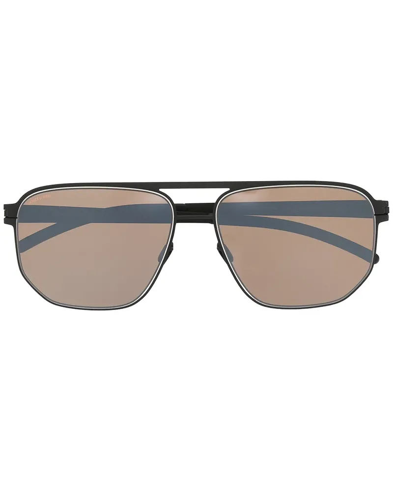 Mykita Perry Pilotenbrille - Schwarz Schwarz