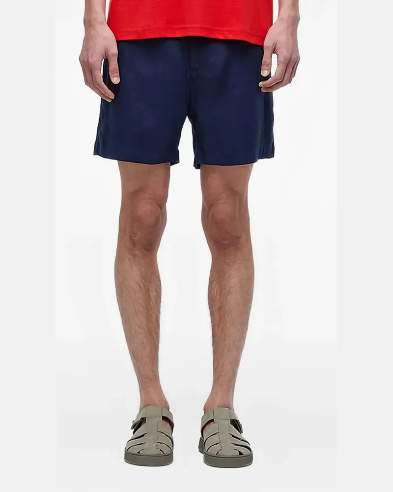 Osklen linen shorts - Blau Blau