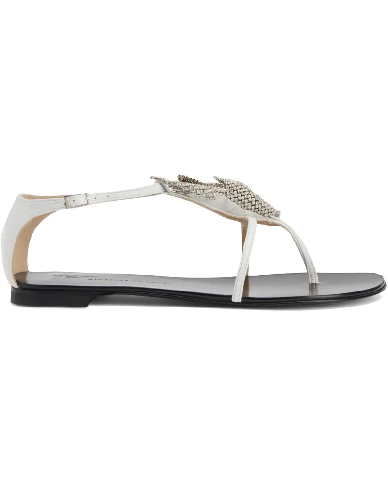 Giuseppe Zanotti Calla Flowers Sandalen - Weiß Weiß