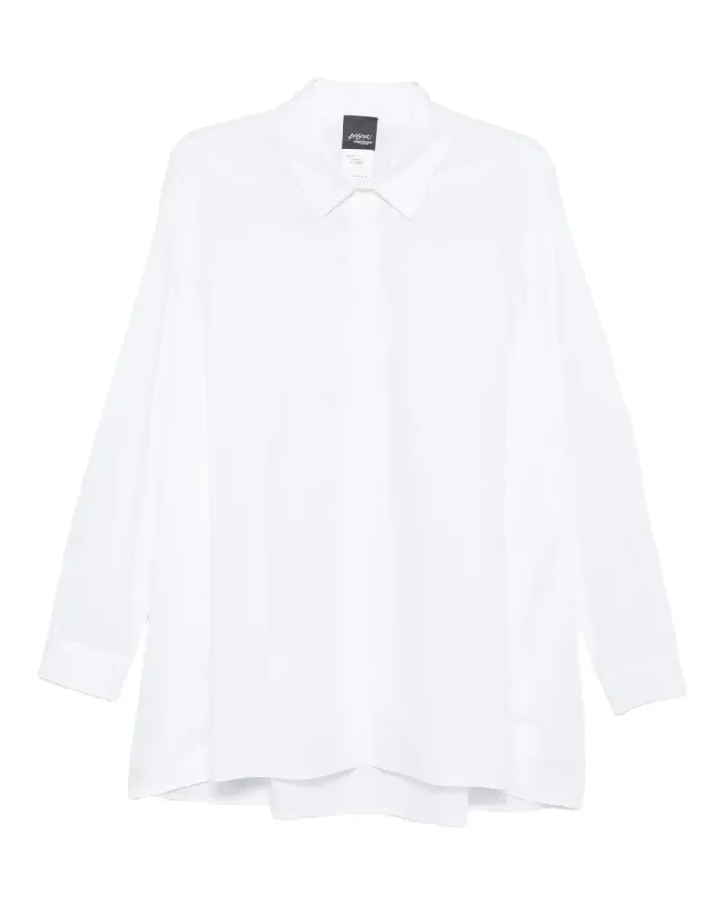 Marina Rinaldi Langärmeliges Hemd - Weiß Weiß